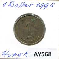 1 DOLLAR 1995 HONG KONG Coin #AY568.U.A - Hongkong