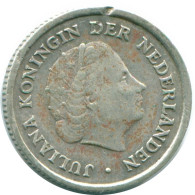 1/10 GULDEN 1962 NIEDERLÄNDISCHE ANTILLEN SILBER Koloniale Münze #NL12403.3.D.A - Niederländische Antillen