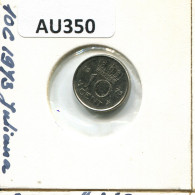 10 CENT 1973 NETHERLANDS Coin #AU350.U.A - 1948-1980 : Juliana