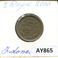 5 RUPIAH 2000 INDONESIA Moneda #AY865.E.A - Indonésie