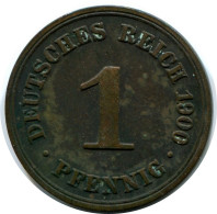 1 PFENNIG 1900 A ALEMANIA Moneda GERMANY #AW939.E.A - 1 Pfennig