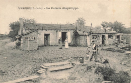 Verneuil * 1909 * La Poterie ALAPHILIPPE * Briqueterie * Villageois - Other & Unclassified