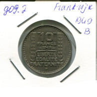 10 FRANCS 1949 B FRANCIA FRANCE Moneda #AN421.E.A - 10 Francs