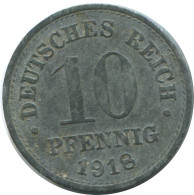 10 PFENNIG 1918 ALLEMAGNE Pièce GERMANY #AE510.F.A - 10 Pfennig