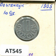 10 GROSCHEN 1965 AUTRICHE AUSTRIA Pièce #AT545.F.A - Oesterreich