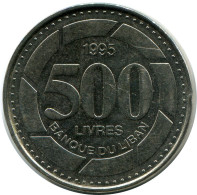 500 LIVRES 1995 LEBANON Coin #AP379.U.A - Libano