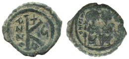 FLAVIUS JUSTINUS II 1/2 FOLLIS BYZANTINISCHE Münze  6.9g/25mm #AA531.19.D.A - Bizantine
