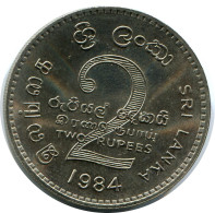 2 RUPEES 1984 SRI LANKA Münze #AZ221.D.A - Sri Lanka