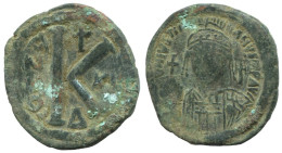 FLAVIUS PETRUS SABBATIUS 1/2 FOLLIS BYZANTINE Moneda 11.3g/33mm #AA483.19.E.A - Byzantine