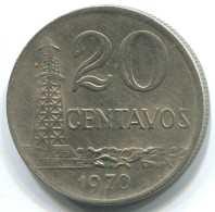 20 CENTAVOS 1970 BBASIL BRAZIL Moneda #WW1151.E.A - Brésil