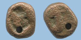 Auténtico ORIGINAL GRIEGO ANTIGUO Moneda 4.5g/15mm #AG123.12.E.A - Griechische Münzen