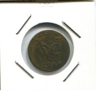 1789 HOLLAND VOC DUIT NETHERLANDS INDIES NEW YORK COLONIAL PENNY #VOC2784.7.U.A - Niederländisch-Indien