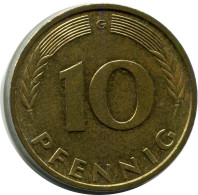 10 PFENNIG 1989 G BRD ALEMANIA Moneda GERMANY #AZ459.E.A - 10 Pfennig