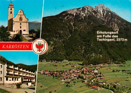 73946003 Karroesten_Tirol_AT Panorama Erholungsort Am Fusse Des Tschirgant Lufta - Autres & Non Classés