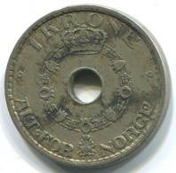 1 KRONE 1925NORUEGA NORWAY Moneda #WW1034.E.A - Noorwegen