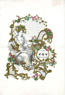 DE 1907 - Carte Porcelaine De Cafe De Foy Restaurant Imp Carbote - Other & Unclassified