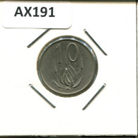 10 CENTS 1965 SUDAFRICA SOUTH AFRICA Moneda #AX191.E.A - Sudáfrica