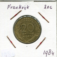 20 CENTIMES 1984 FRANKREICH FRANCE Französisch Münze #AM865.D.A - 20 Centimes
