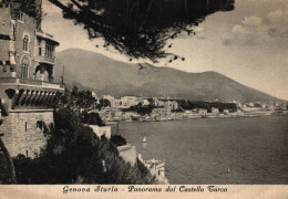 GENOVA STURLA - Panorama - VG + Targhetta Postale - #015 - Genova (Genua)