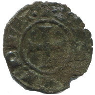 CRUSADER CROSS Authentic Original MEDIEVAL EUROPEAN Coin 1.1g/15mm #AC290.8.E.A - Andere - Europa