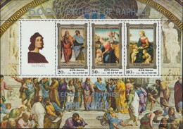 North-Korea Block141A (complete Issue) Unmounted Mint / Never Hinged 1983 500. Birthday Of Raphael - Corée Du Nord