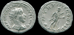 GORDIAN III AR ANTONINIANUS ROME AD 242 P M TR P IIII COS II P P #ANC13124.43.U.A - The Military Crisis (235 AD Tot 284 AD)