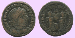 LATE ROMAN IMPERIO Follis Antiguo Auténtico Roman Moneda 2.6g/17mm #ANT1986.7.E.A - The End Of Empire (363 AD To 476 AD)