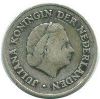 1/4 GULDEN 1960 NETHERLANDS ANTILLES SILVER Colonial Coin #NL11091.4.U.A - Nederlandse Antillen