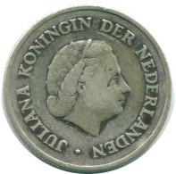 1/4 GULDEN 1960 NETHERLANDS ANTILLES SILVER Colonial Coin #NL11091.4.U.A - Niederländische Antillen