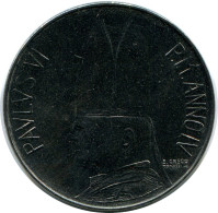100 LIRE 1966 VATICANO VATICAN Moneda Paul VI (1963-1978) #AH360.13.E.A - Vatikan
