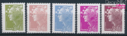 Frankreich 4608I-4612I (kompl.Ausg.) Postfrisch 2009 Freimarken. Marianne (10391287 - Unused Stamps