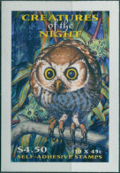 Australia Booklet 1997 SG1720-1721 45c Creatures Of The Night Pairs MNH - Otros & Sin Clasificación