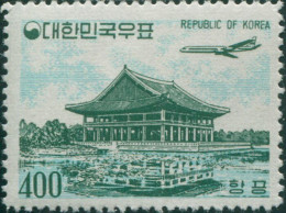 Korea South 1961 SG420 400h Douglas DC-8 Jetliner Over Pavilion MLH - Corea Del Sud