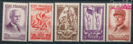Frankreich 589-593 (kompl.Ausg.) Postfrisch 1943 Petain (10391195 - Ongebruikt