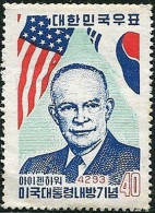 Korea South 1960 SG360 40h President Eisenhower MNH - Korea (Zuid)