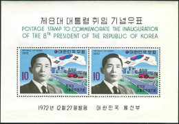 Korea South 1972 SG1029 President Pak MS MNH - Corea Del Sud