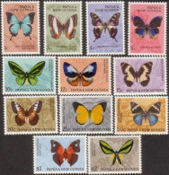 Papua New Guinea 1966 SG82-92 Butterfly Series MNH - Papua-Neuguinea