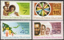 Papua New Guinea 1980 SG389-392 National Census Set MNH - Papouasie-Nouvelle-Guinée