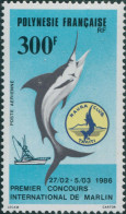 French Polynesia 1986 SG476 300f Marlin MNH - Autres & Non Classés