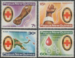 Papua New Guinea 1980 SG393-396 Red Cross Blood Bank Set MNH - Papouasie-Nouvelle-Guinée