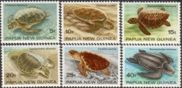 Papua New Guinea 1984 SG472-477 Turtles Set MNH - Papouasie-Nouvelle-Guinée