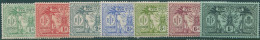 New Hebrides 1911 SG18-26 Weapons And Idols (7) MH - Other & Unclassified