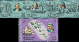 New Hebrides 1974 SG192-195 Discovery Set MNH - Altri & Non Classificati