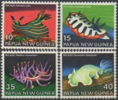 Papua New Guinea 1978 SG350-353 Sea Slugs Set MLH - Papoea-Nieuw-Guinea