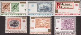 Papua New Guinea 1973 SG260-265 Stamp Anniversaries Set MNH - Papouasie-Nouvelle-Guinée