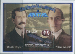 Papua New Guinea 2003 SG988 Wright Brothers Flyer MS MNH - Papua New Guinea