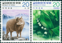 Korea South 1979 SG1391-1392 Nature Conservation Set MNH - Korea (Zuid)