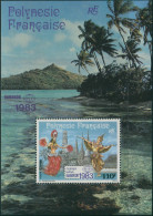 French Polynesia 1983 Sc#C200a,SG404 Bangkok Stamp Exhibition MS MNH - Otros & Sin Clasificación