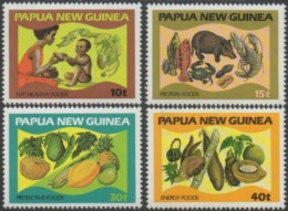 Papua New Guinea 1982 SG434-437 Food And Nutrition Set MNH - Papua Nuova Guinea