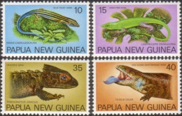 Papua New Guinea 1978 SG346-349 Skinks Set MNH - Papua New Guinea